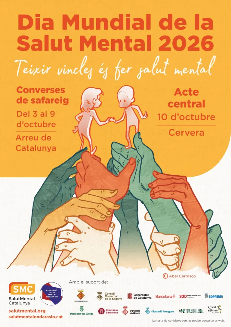 Dia Mundial de la Salut Mental: acte central de Catalunya a Cervera
