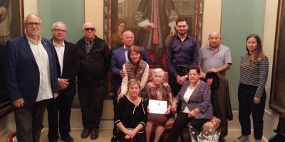 Cervera homenatja la veïna centenària Teresa Bals Solé